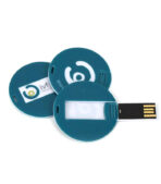 Round Card Flip USB drive - Image 2